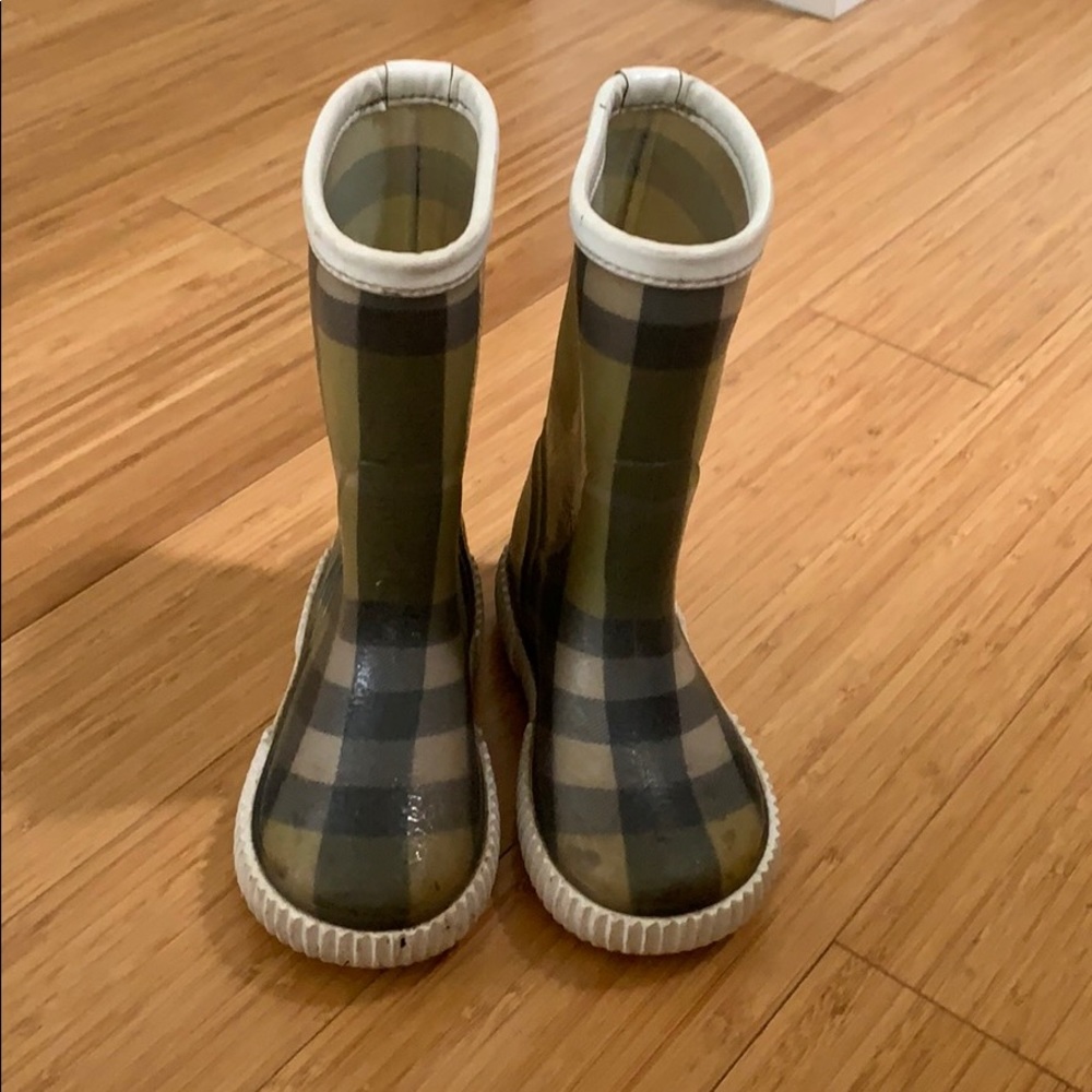 Authentic Burberry Rain Boots sz 8.5 25/26 - Picture 2 of 9